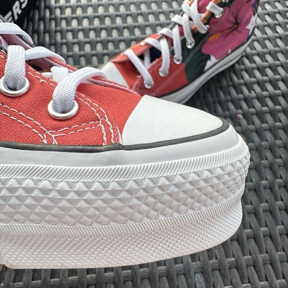 Converse CTAS Lift High Paradise Print Women's Shoes 563975C - Picture 13 of 15